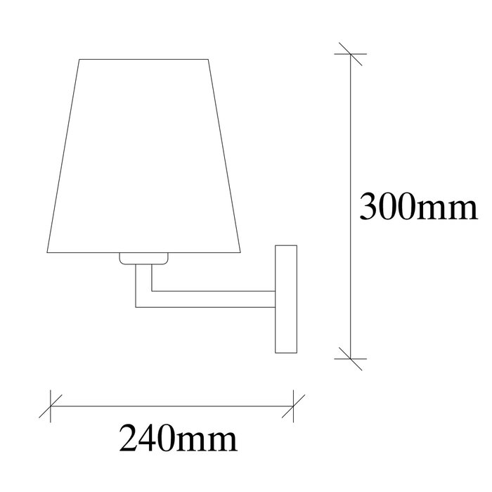 Opviq Profil - 4652 Lámpara de pared blanco y dorado